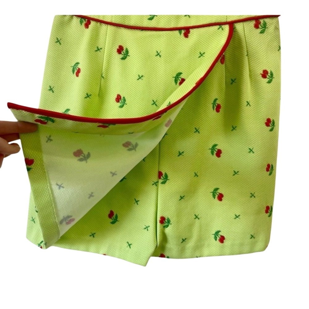 Vintage Lime Floral Romper - Picture 3 of 9